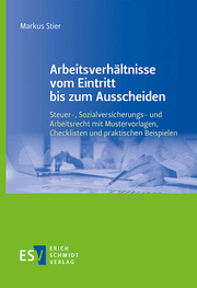 Cover von Arbeitsverhältnisse vom Eintritt bis zum Ausscheiden