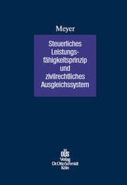 Cover von Steuerliches Leistungsfähigkeitsprinzip und zivilrechtliches Ausgleichungssystem