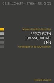 Cover von Ressourcen, Lebensqualität, Sinn