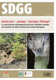Cover von GeoTop 2022 - Geotope Untertage/Übertage