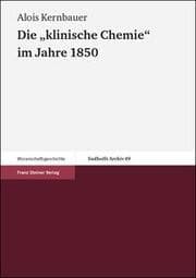 Cover von Die 'klinische Chemie' im Jahre 1850