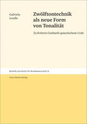 Cover von Zwölftontechnik als neue Form von Tonalität