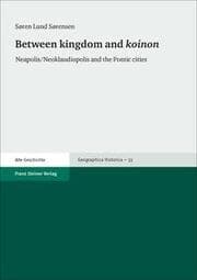 Cover von Between kingdom and 'koinon'