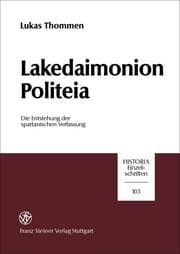 Cover von Lakedaimonion politeia