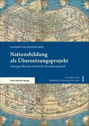 Cover von Nationsbildung als Übersetzungsprojekt