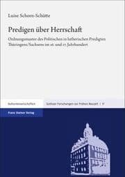 Cover von Predigen über Herrschaft