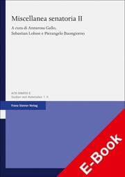 Cover von Miscellanea senatoria. Vol. 2