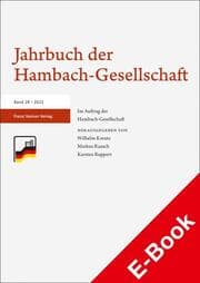 Cover von Jahrbuch der Hambach-Gesellschaft 28 (2021)
