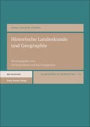 Cover von Historische Landeskunde und Geographie