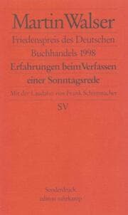 Cover von Erfahrungen beim Verfassen einer Sonntagsrede