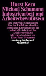 Cover von Industriearbeit und Arbeiterbewußtsein