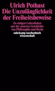 Cover von Die Unzulänglichkeit der Freiheitsbeweise