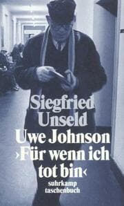 Cover von Uwe Johnson: 'Für wenn ich tot bin'