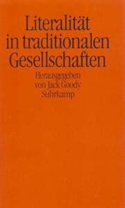 Cover von Literalität in traditionalen Gesellschaften