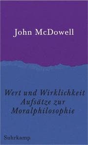 Cover von Wert und Wirklichkeit