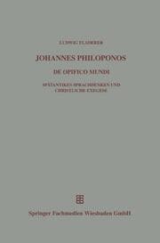 Cover von Johannes Philoponos