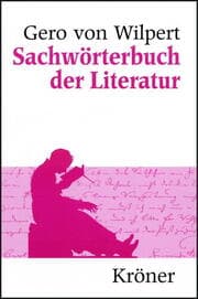 Cover von Sachwörterbuch der Literatur