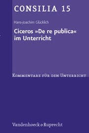 Cover von Ciceros 'De re publica' im Unterricht