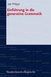 Cover von Einführung in die generative Grammatik