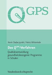 Cover von Das QGPS-Verfahren: Qualitätsentwicklung gesundheitsbezogener Programme in Schulen