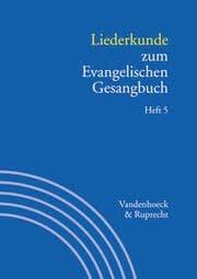 Cover von Liederkunde zum Evangelischen Gesangbuch. Heft 5
