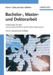 Cover von Bachelor-, Master- und Doktorarbeit