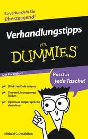 Cover von Verhandlungstipps für Dummies - Das Pocketbuch