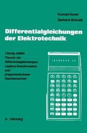 Cover von Differentialgleichungen der Elektrotechnik