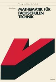 Cover von Mathematik für Fachschulen Technik