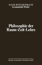 Cover von Philosophie der Raum-Zeit-Lehre