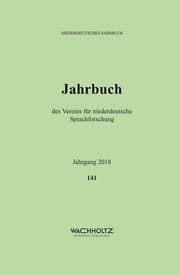 Cover von Niederdeutsches Jahrbuch.