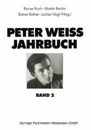 Cover von Peter Weiss Jahrbuch 2