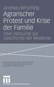 Cover von Agrarischer Protest und Krise der Familie