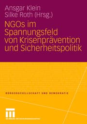 Cover von NGOs im Spannungsfeld von Kriesenprävention und Sicherheitspolitik