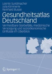 Cover von Gesundheitsatlas Deutschland
