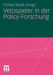 Cover von Vetospieler in der Policy-Forschung