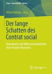 Cover von Der lange Schatten des Contrat social