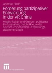 Cover von Förderung partizipativer Entwicklung in der VR China