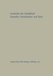 Cover von Kleines Quellenbuch zur Geschichte der Gesellschaft Deutscher Naturforscher und Ärzte