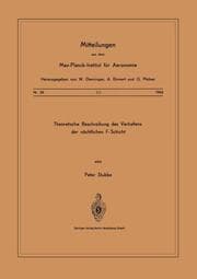 Cover von Theoretische Beschreibungen des Verhaltens der Nächtlichen F Schicht