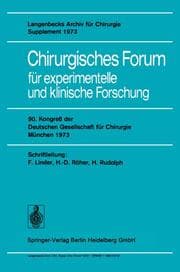 Cover von Chirurgisches Forum für experimentelle und klinische Forschung