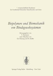 Cover von Biopolymere und Biomechanik von Bindegewebssystemen