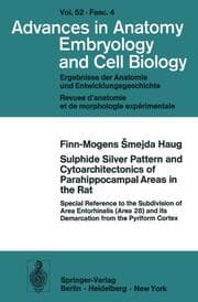 Cover von Sulphide Silver Pattern and Cytoarchitectonics of Parahippocampal Areas in the Rat