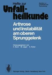 Cover von Arthrose und Instabilität am oberen Sprunggelenk