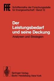 Cover von Der Leistungsbedarf und seine Deckung