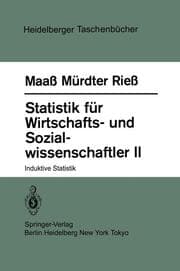 Cover von Statistik für Wirtschafts- und Sozialwissenschaftler II