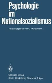 Cover von Psychologie im Nationalsozialismus