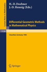 Cover von Differential Geometric Methods in Mathematical Physics