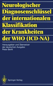 Cover von Neurologischer Diagnosenschlüssel der internationalen Klassifikation der Krankheiten der WHO/ICD-NH