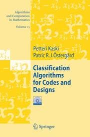 Cover von Classification Algorithms for Codes and Designs